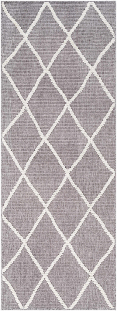 Hauteloom Amani SLYBAMANIA2 Gray Machine Made Polypropylene Rug