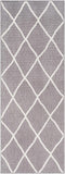 Hauteloom Amani SLYBAMANIA2 Gray Machine Made Polypropylene Rug