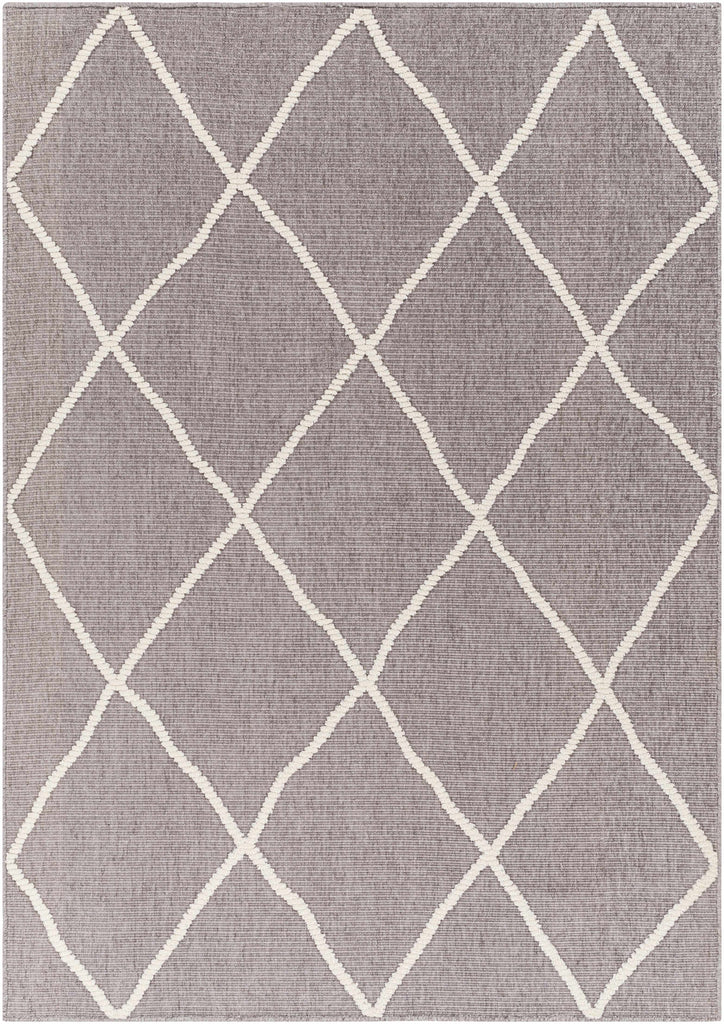 Hauteloom Amani SLYBAMANIA2 Gray Machine Made Polypropylene Rug