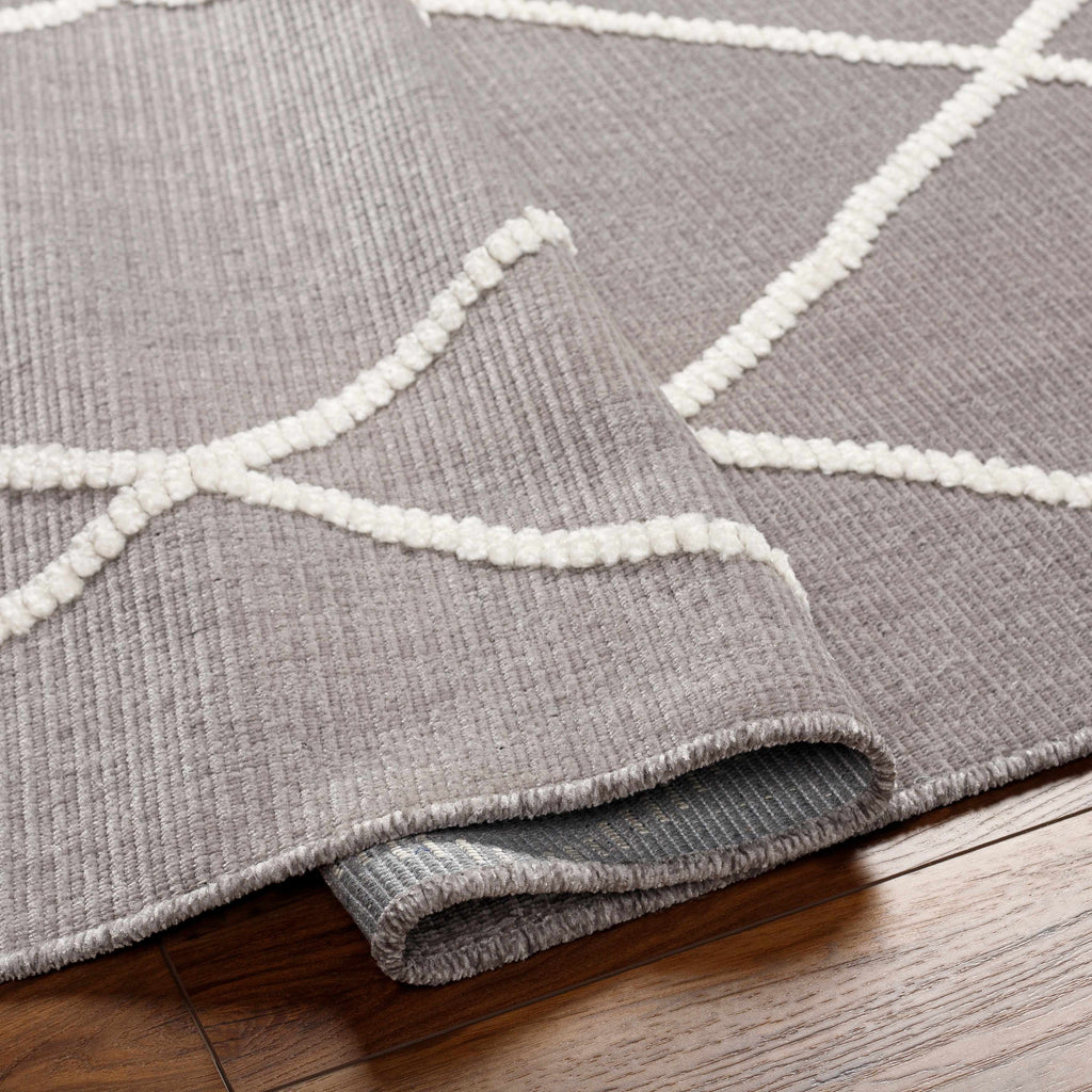 Hauteloom Amani SLYBAMANIA2 Gray Machine Made Polypropylene Rug