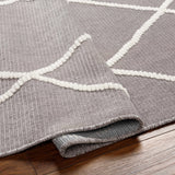 Hauteloom Amani SLYBAMANIA2 Gray Machine Made Polypropylene Rug