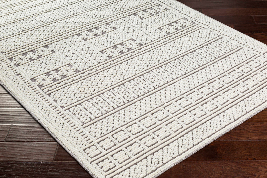 Hauteloom Bahar SLYBBAHARA2 Off White Machine Made Polypropylene Rug