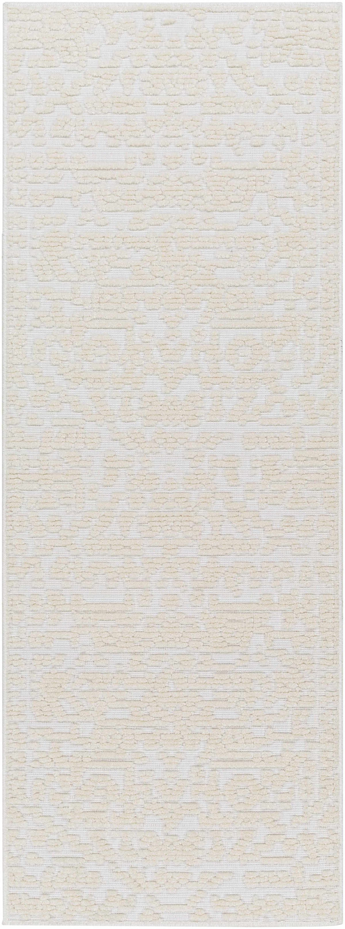 Hauteloom Beren SLYBBERENA1 White Machine Made Polypropylene Rug