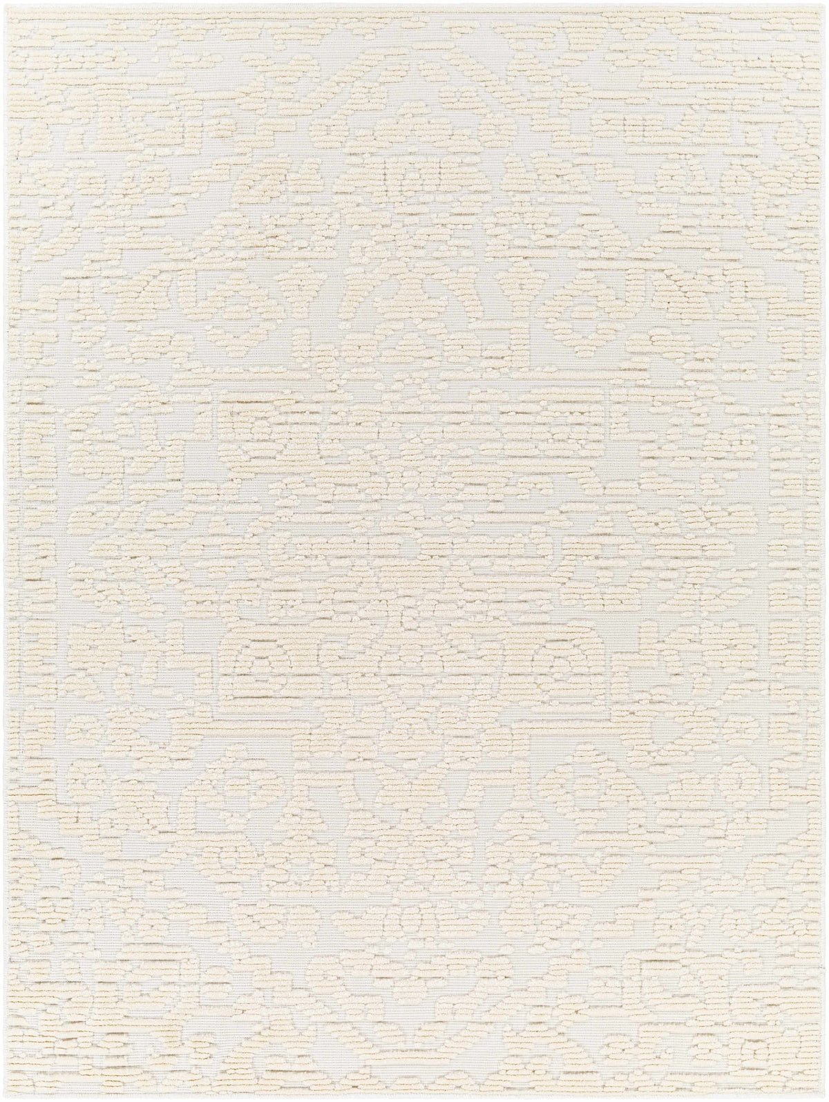 Hauteloom Beren SLYBBERENA1 White Machine Made Polypropylene Rug