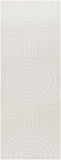 Hauteloom Deron SLYBDERONA1 White Machine Made Polypropylene Rug