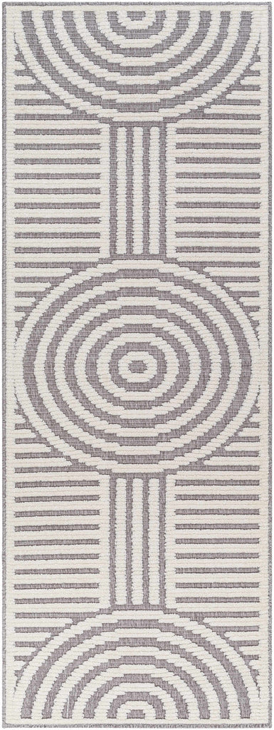 Hauteloom Deron SLYBDERONA3 Gray Machine Made Polypropylene Rug