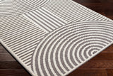 Hauteloom Deron SLYBDERONA3 Gray Machine Made Polypropylene Rug