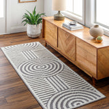 Hauteloom Deron SLYBDERONA3 Gray Machine Made Polypropylene Rug
