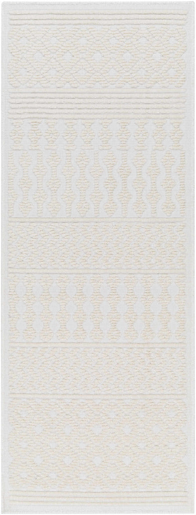 Hauteloom Drago SLYBDRAGOA1 White Machine Made Polypropylene Rug