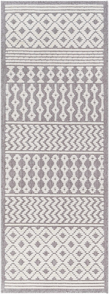 Hauteloom Drago SLYBDRAGOA3 Gray Machine Made Polypropylene Rug