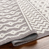 Hauteloom Drago SLYBDRAGOA3 Gray Machine Made Polypropylene Rug