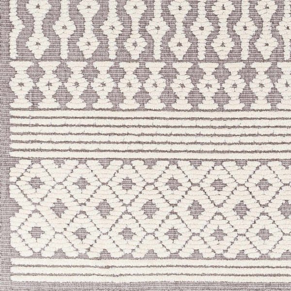 Hauteloom Drago SLYBDRAGOA3 Gray Machine Made Polypropylene Rug
