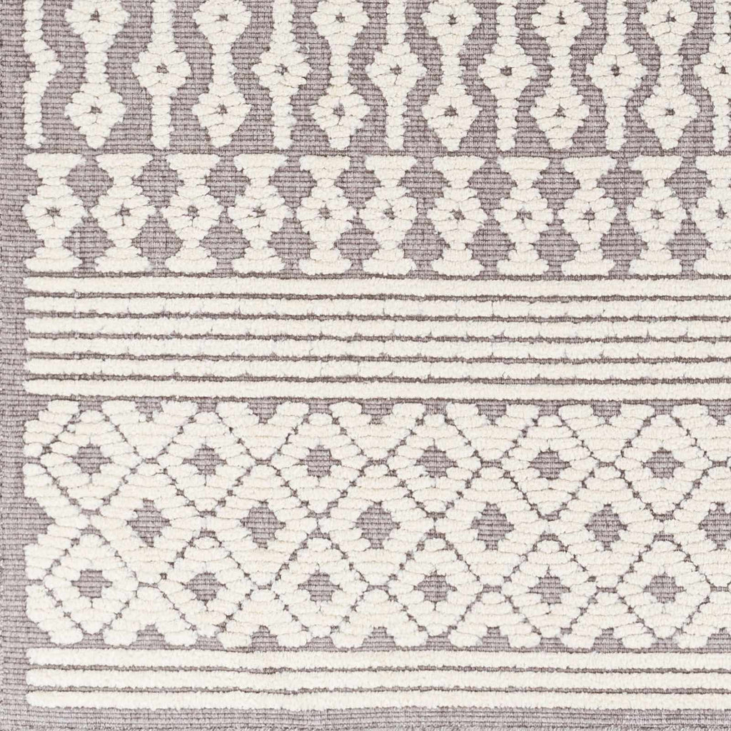 Hauteloom Drago SLYBDRAGOA3 Gray Machine Made Polypropylene Rug