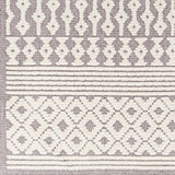 Hauteloom Drago SLYBDRAGOA3 Gray Machine Made Polypropylene Rug