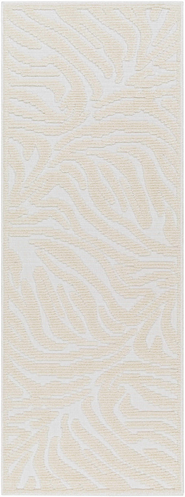 Hauteloom Keto SLYBKETO8A1 White Machine Made Polypropylene Rug