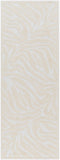 Hauteloom Keto SLYBKETO8A1 White Machine Made Polypropylene Rug