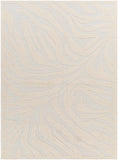 Hauteloom Keto SLYBKETO8A1 White Machine Made Polypropylene Rug