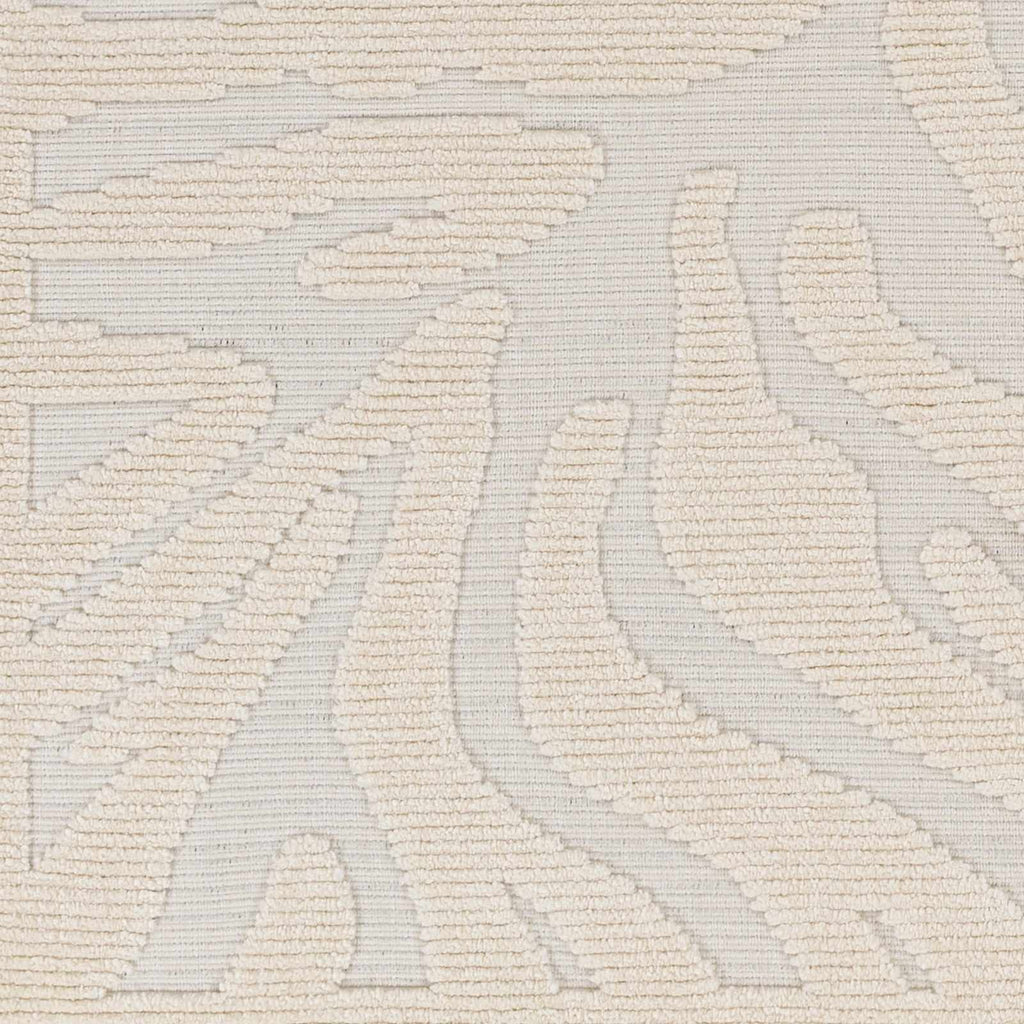 Hauteloom Keto SLYBKETO8A1 White Machine Made Polypropylene Rug