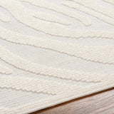 Hauteloom Keto SLYBKETO8A1 White Machine Made Polypropylene Rug