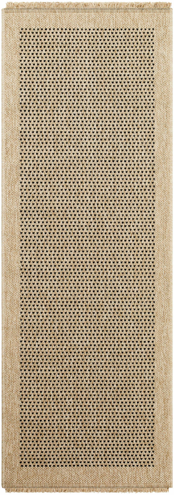 Hauteloom Bast SMGBBASTQA1 Light Beige Machine Made Polypropylene Rug