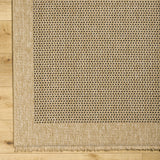 Hauteloom Bast SMGBBASTQA1 Light Beige Machine Made Polypropylene Rug