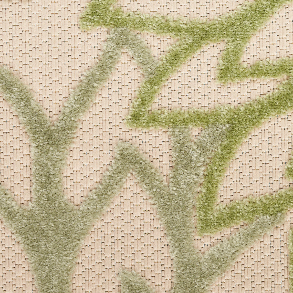 nourison aloha alh05 ivory green rug