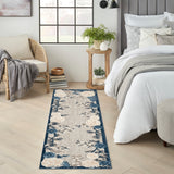 nourison aloha alh32 blue grey rug
