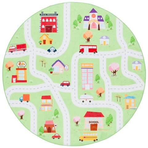 safavieh clearance santa monica kids smk100y light green rug