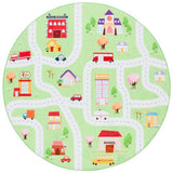 safavieh clearance santa monica kids smk100y light green rug