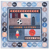 safavieh clearance santa monica kids smk125f grey rug