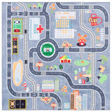 safavieh clearance santa monica kids smk127f light grey rug