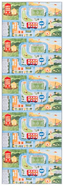 safavieh clearance santa monica kids smk134y green rug