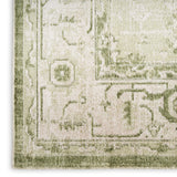 nourison astra machine washable asw11 ivory green rug