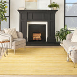 nourison interweave iwv01 yellow rug