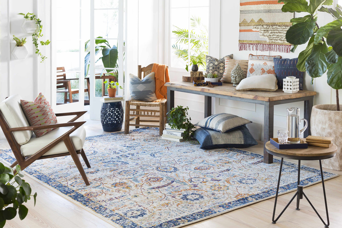 Hauteloom Smyrna SMY Burnt Orange Machine Made Polypropylene Rug