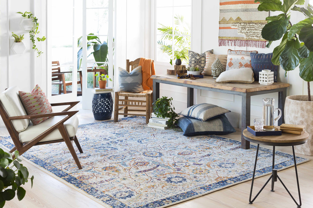 Hauteloom Smyrna SMY Burnt Orange Machine Made Polypropylene Rug