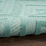 nourison versatile nrv01 aqua teal rug