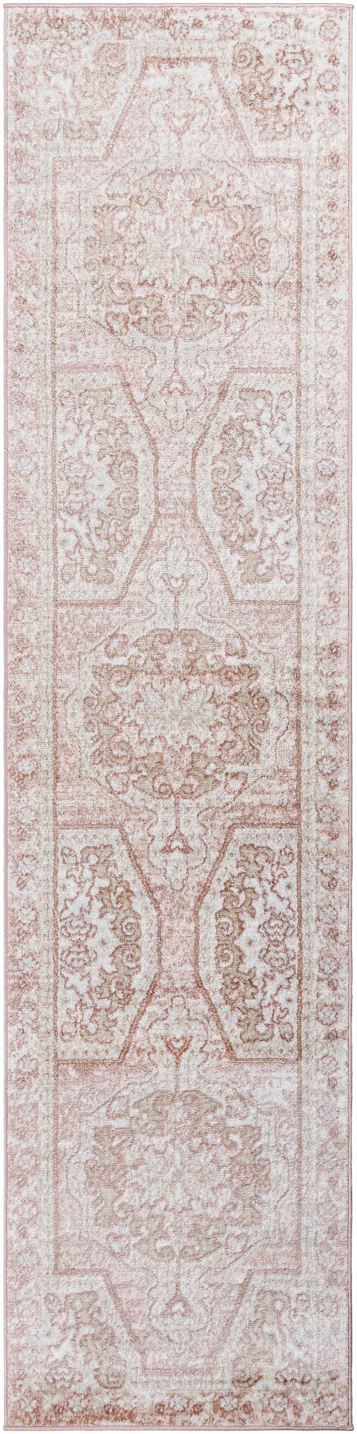 Hauteloom Snead SNEAD Pale Pink Machine Made Polypropylene Rug