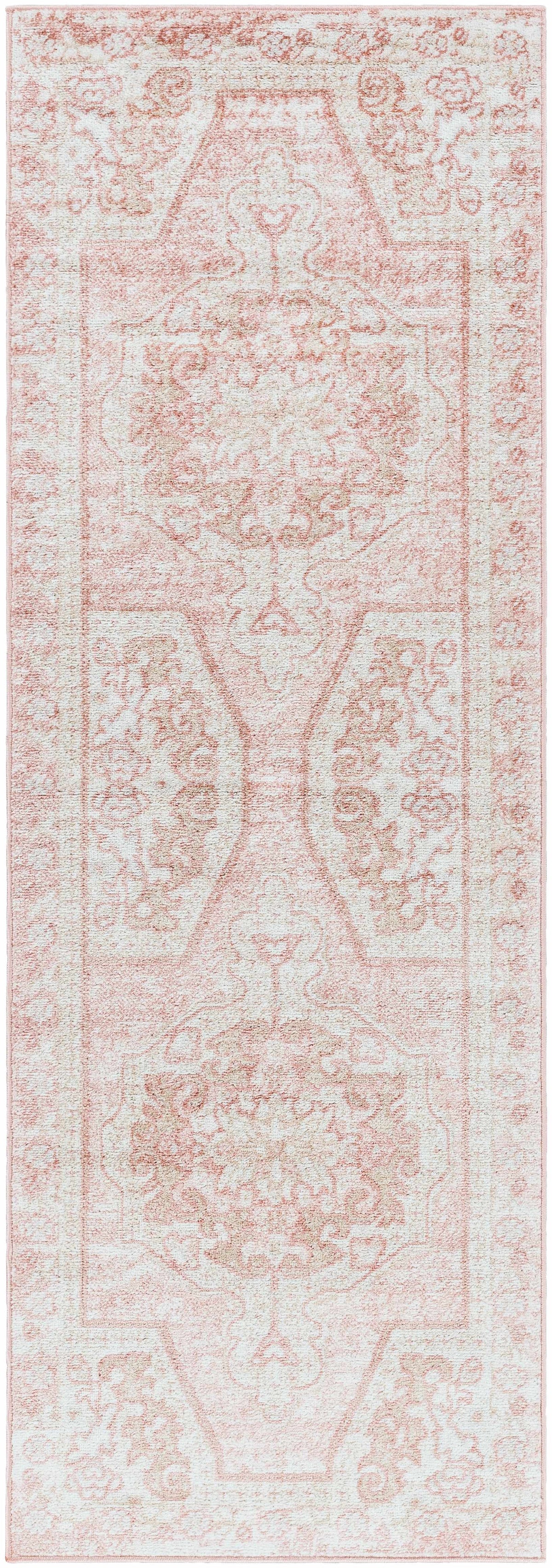 Hauteloom Snead SNEAD Pale Pink Machine Made Polypropylene Rug