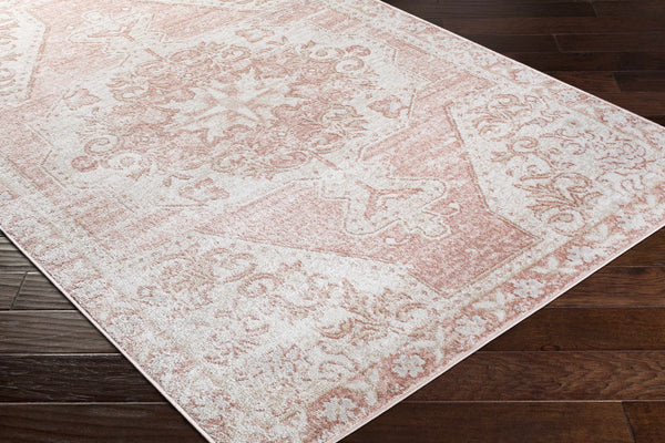 Hauteloom Snead SNEAD Pale Pink Machine Made Polypropylene Rug
