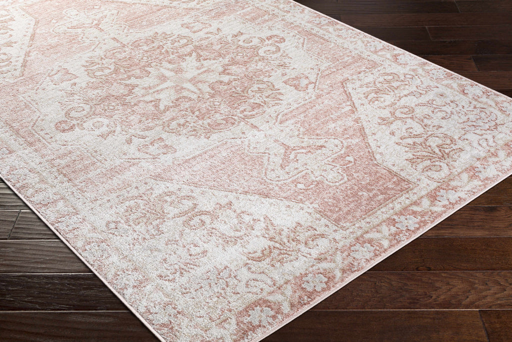 Hauteloom Snead SNEAD Pale Pink Machine Made Polypropylene Rug