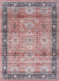nourison fulton ful12 brick rug