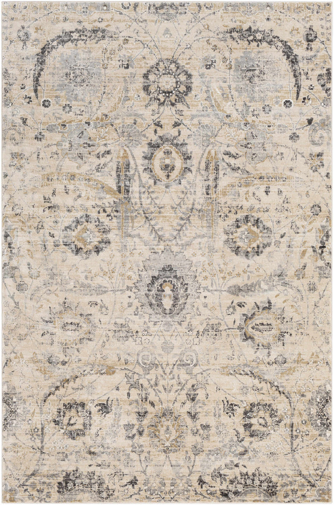 Hauteloom Sunnyside SNN Charcoal Machine Made Polypropylene Rug