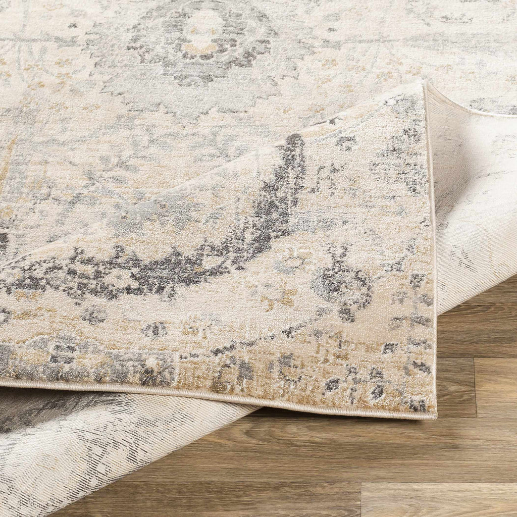 Hauteloom Sunnyside SNN Charcoal Machine Made Polypropylene Rug