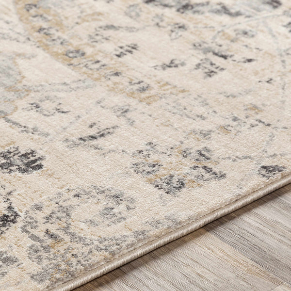 Hauteloom Sunnyside SNN Charcoal Machine Made Polypropylene Rug