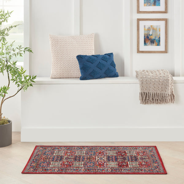 nourison fulton ful05 red rug