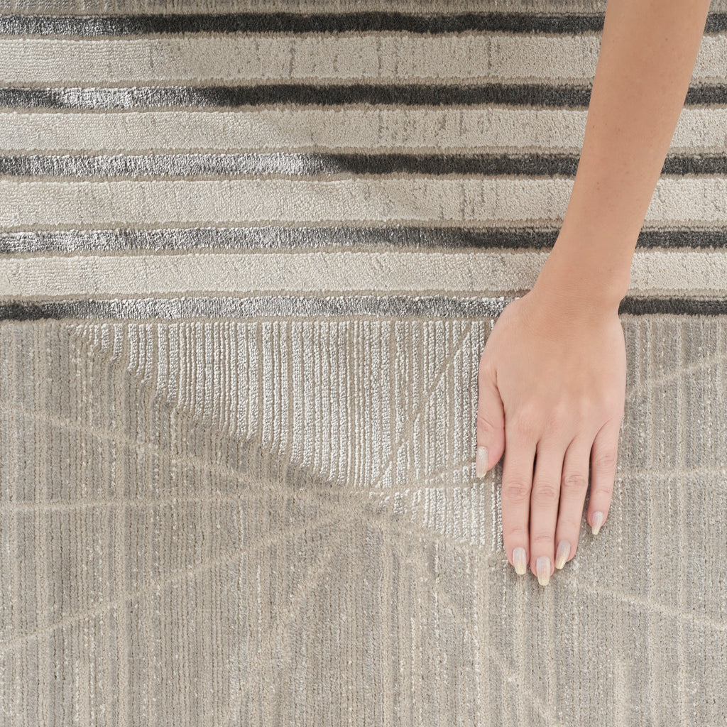 nourison desire dsr01 grey silver rug