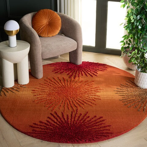 safavieh clearance sohos soh712r orange rug