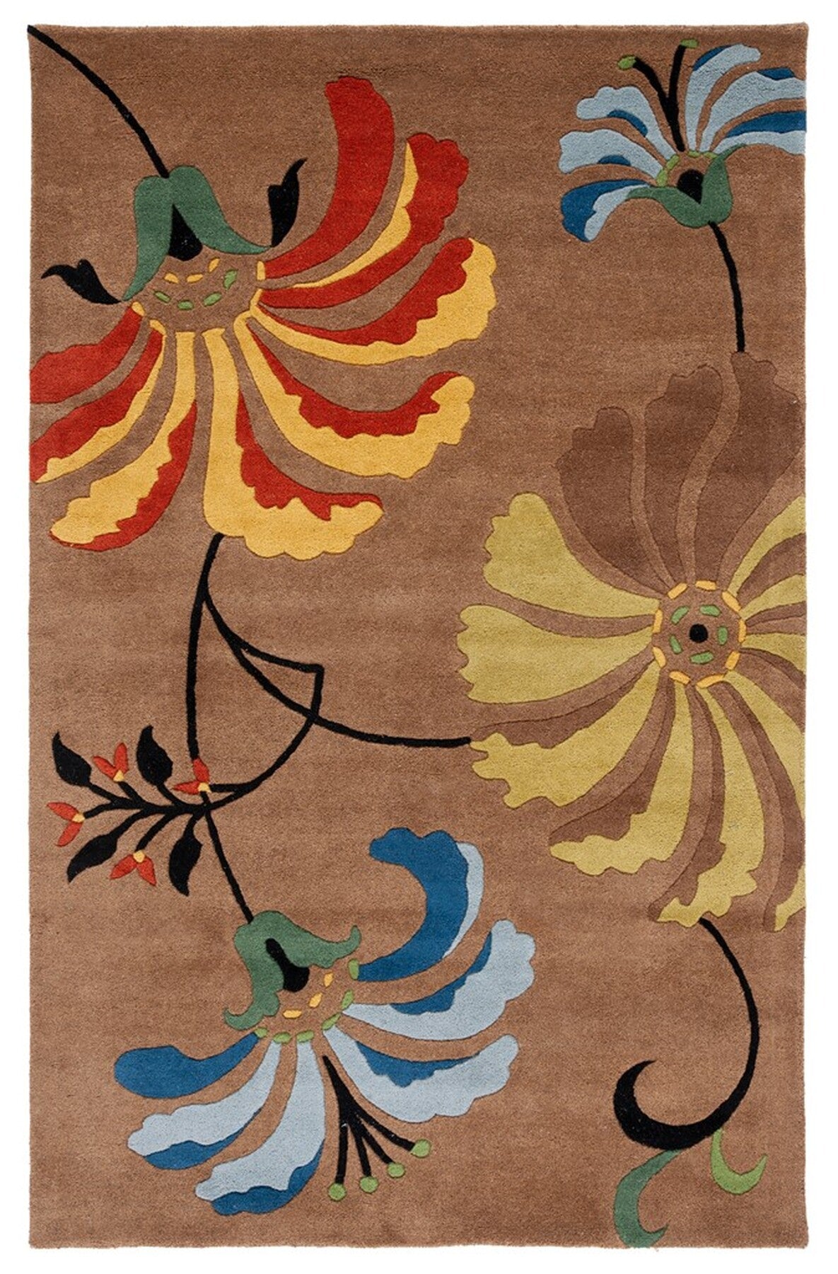 safavieh clearance sohos soh740a brown multi rug