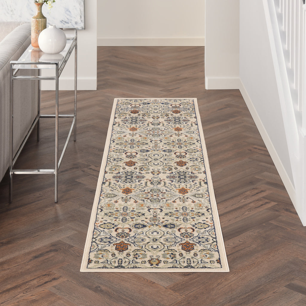 nourison allur alr03 beige rug